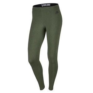 Nike Leg-A-See Just Do It leggings, Dark Army Heather, M
